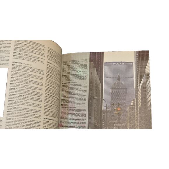 Road Atlas Travel Guide 1979 Rand McNally Montgomery Ward Tires Auto Service Ad - Picture 6 of 7